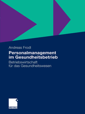 cover image of Personalmanagement im Gesundheitsbetrieb